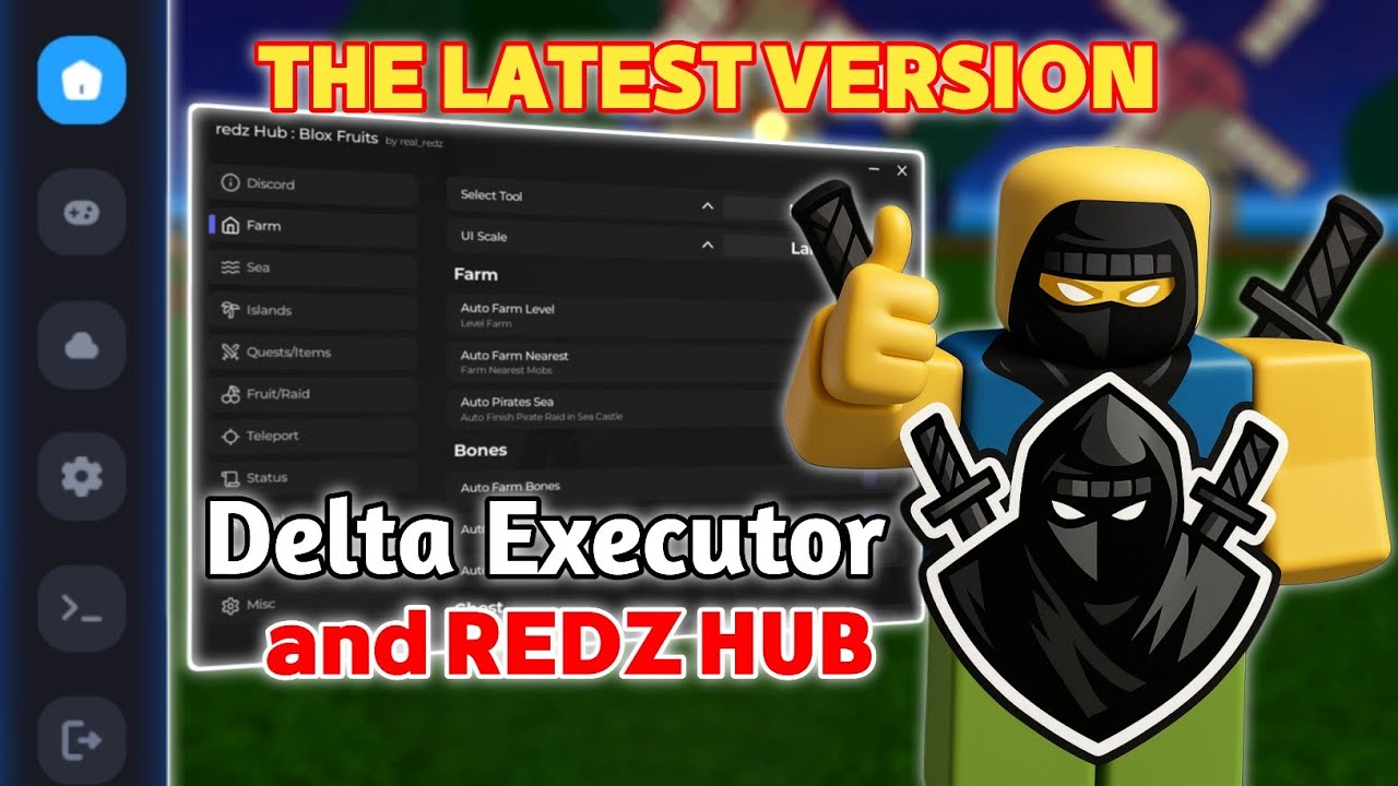 redz hub script & Delta Executor Mobile - How to get it for Roblox [FULL GUIDE]