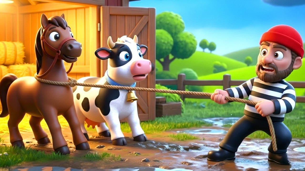 EMERGENCY! 🚨 All Animals Stolen from Old MacDonald’s Farm! 😱 | Police Cat Rescue Mission! 🚓