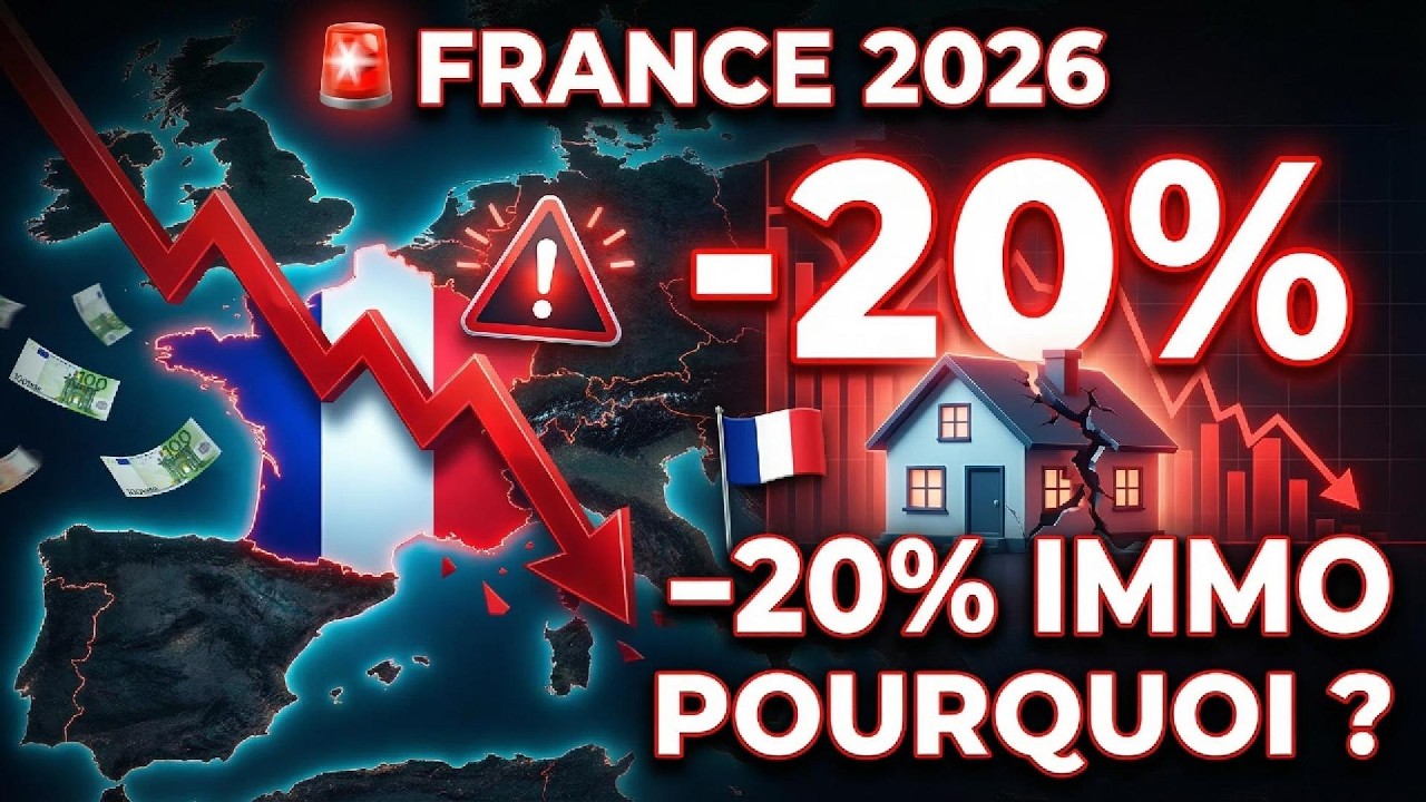 Le pi&egrave;ge des -20% : La v&eacute;rit&eacute; sur l'immobilier fran&ccedil;ais en 2026 #economie #economy #or #finance