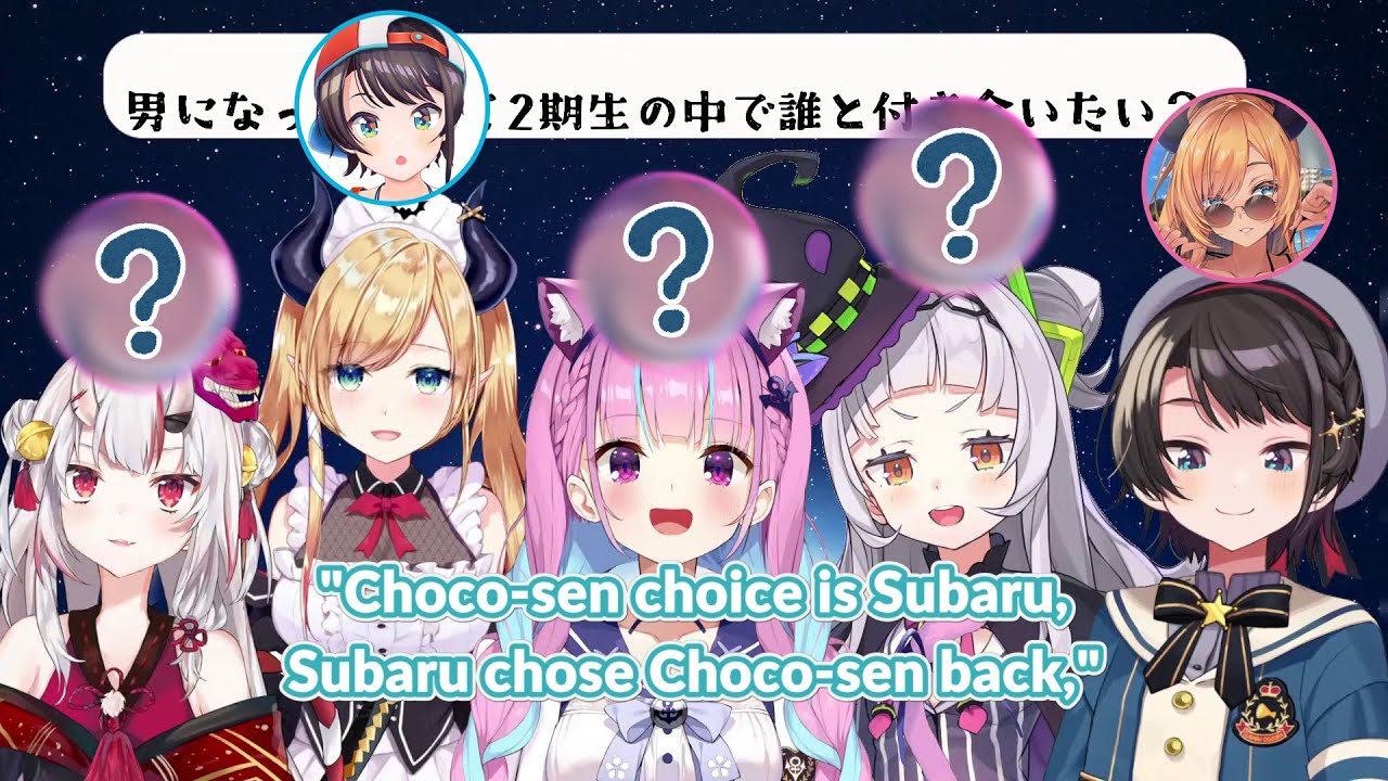 If they need to choose someone to date, who will they pick?【Hololive/ENG Sub】