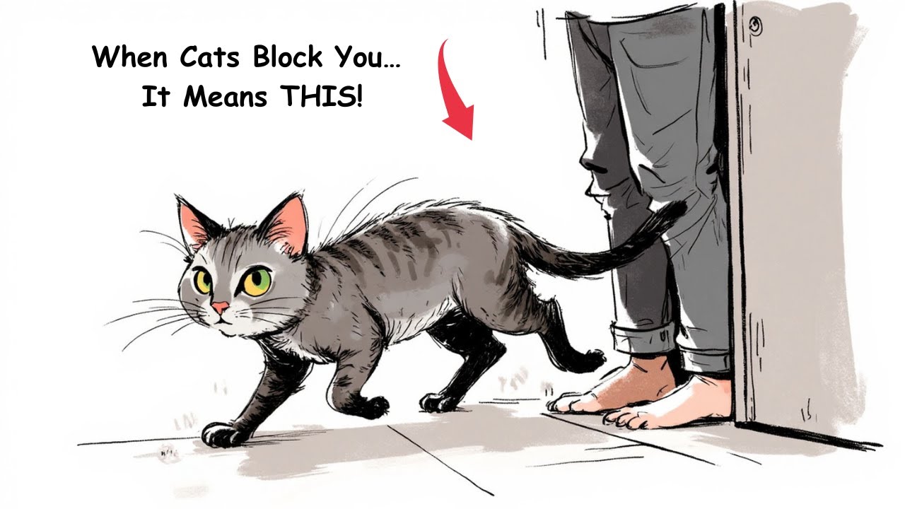 If Your Cat Blocks Your Path, This Is What They’re Really Saying 🐾 | Cat Behavior Explained