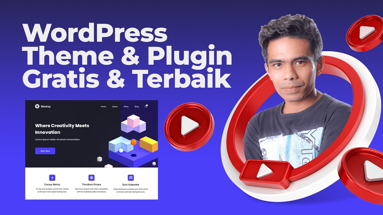 2. WordPress Theme dan Plugin Gratis dan terbaik di tahun ini | Seri Personal Website