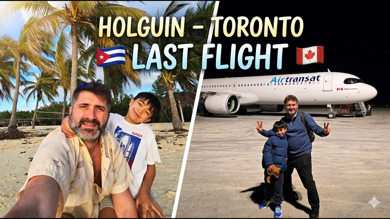 One of the LAST Air Transat Flights from Holguín to Toronto ✈️ | 4K Full Flight Report