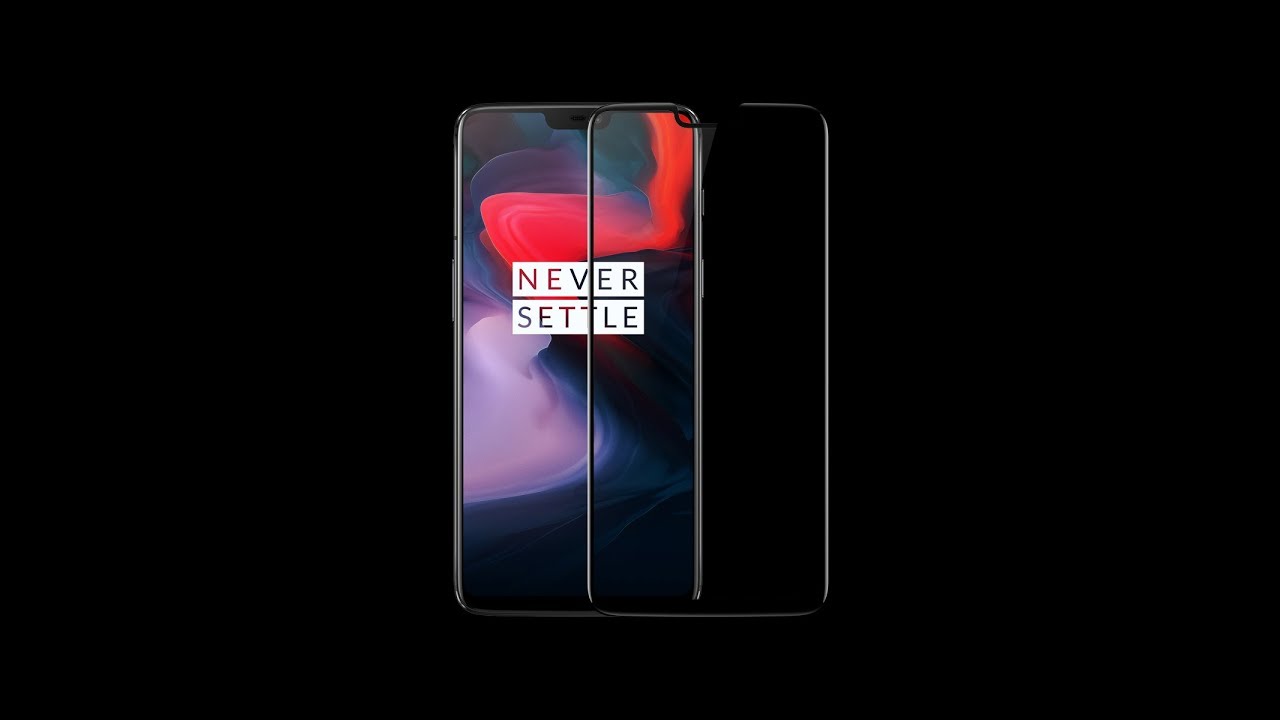 Oneplus 6 official 3D Tempered Glass Screen Protector Installing