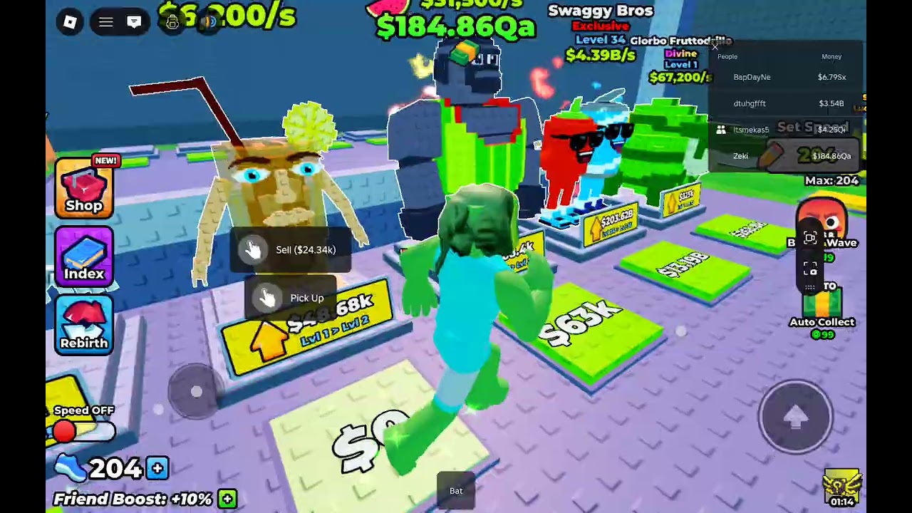 Roblox – Escape the Tsunami 🌊 | Lucky Blocks Challenge! 🍀