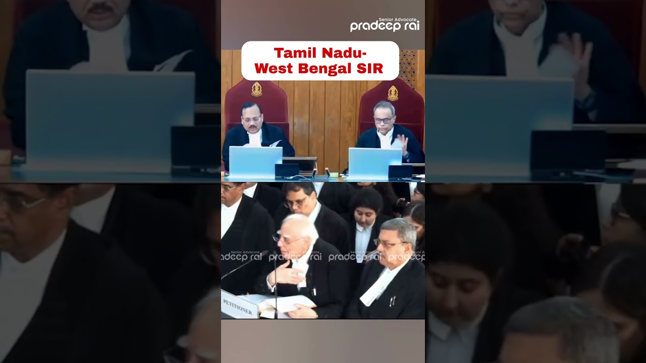 Тамил Наду - Западная Бенгалия SIR: #electioncommission #bengalsir #kapilsibal