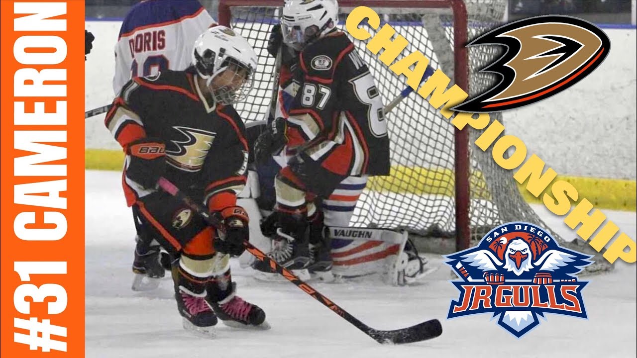 #31 CAMERON TROMPETA-CHAMPIONSHIP GAME-Lakewood Jr Ducks vs San Diego Jr Gulls. Squirt A (11-26-17)