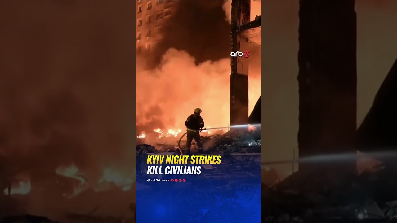 Russian missile and drone attack hits Kyiv, at least 10 killed overnight