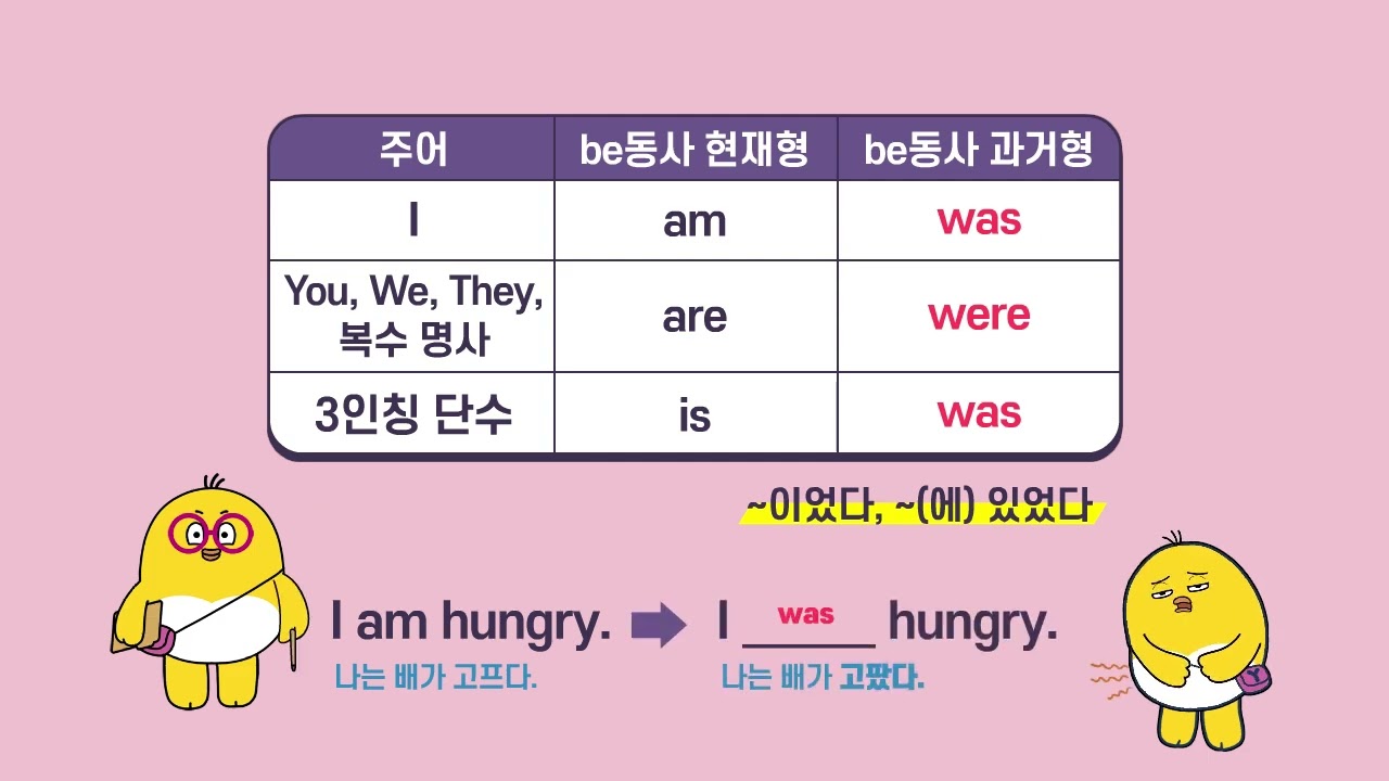 40강 be동사 과거형
