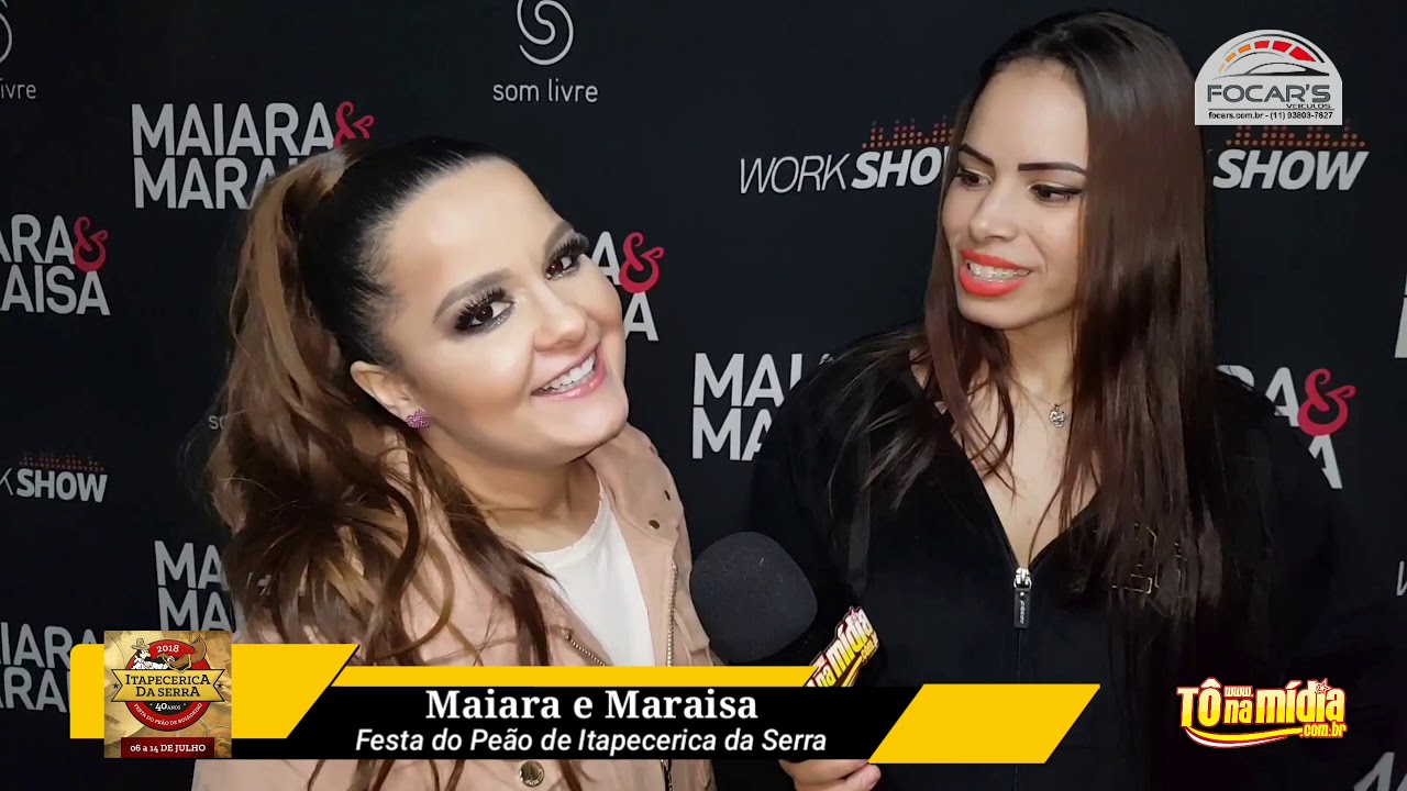 Entrevista com Maiara e Maraisa - Festa do Peão de Itapecerica da Serra 2018 (4k)