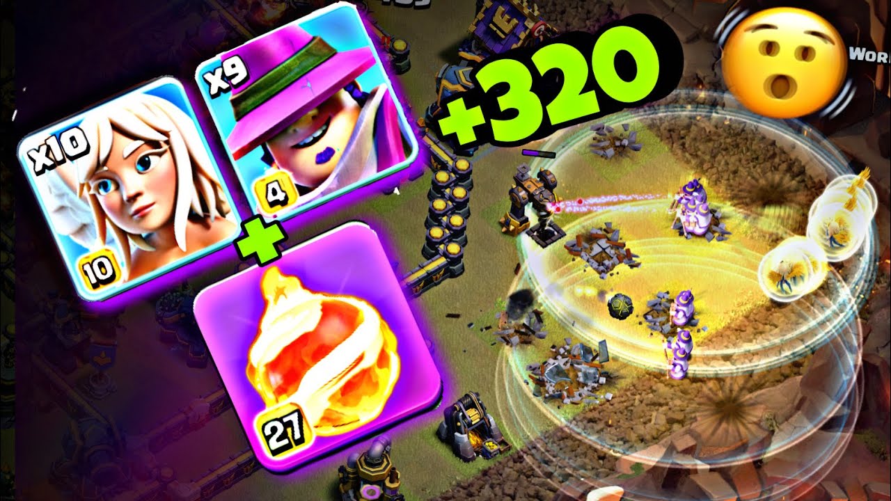 The Apprentice Warden's Fireball Attack Unbelievable Destruction #clashofclans #supercell #esports 