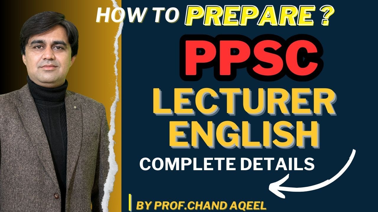 PPSC Lecturer English Preparation | English Lecturer Syllabus, Paper Pattern & Important Books