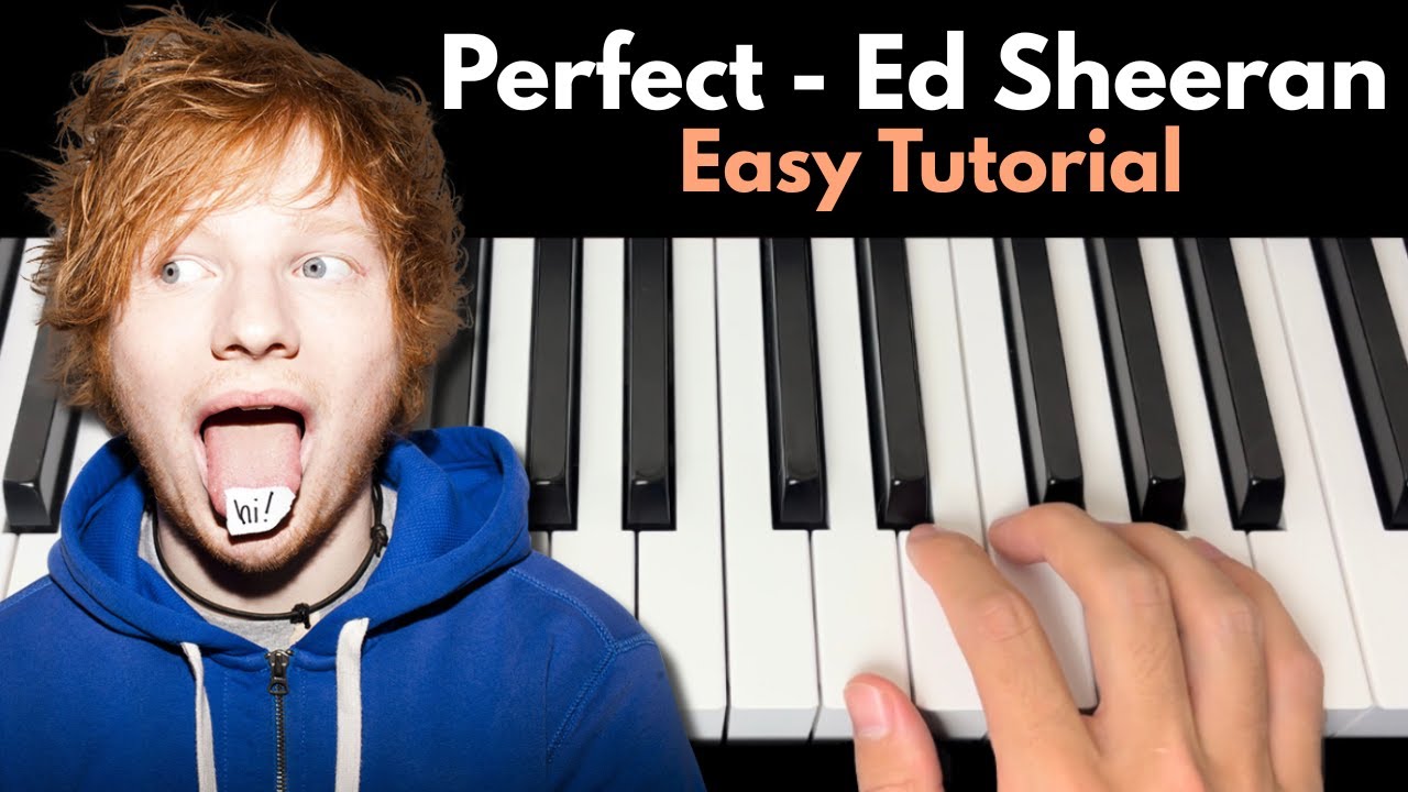 How to Play Perfect -  Ed Sheeran on Piano Easy Tutorial