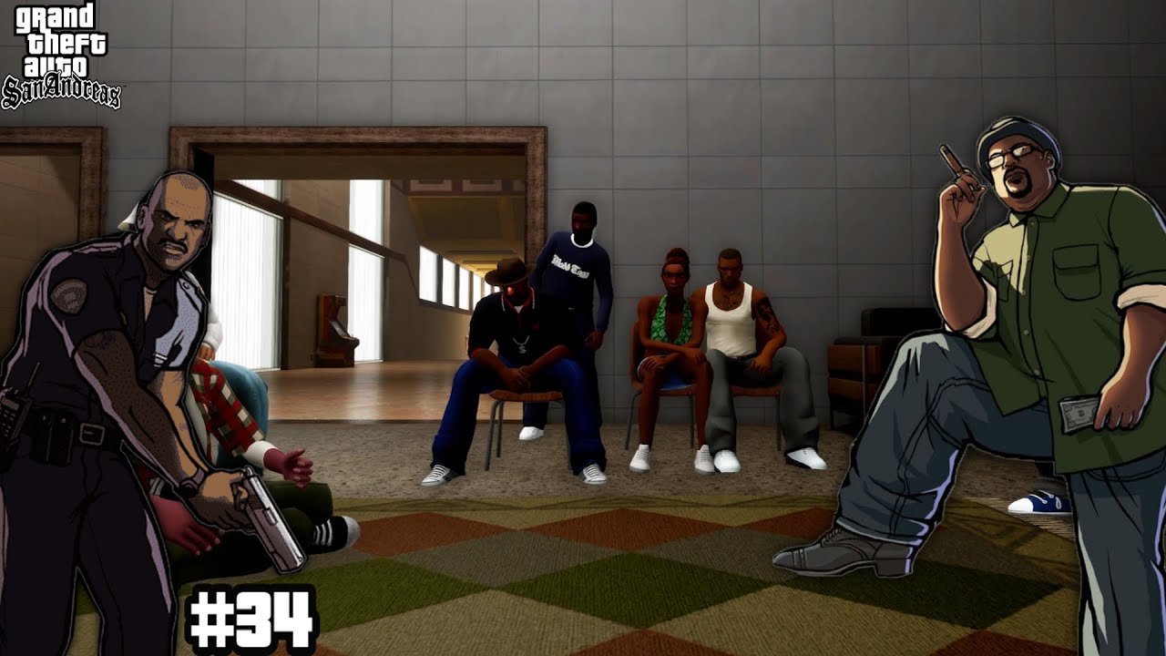 GTA San Andreas #34 Zamieszki