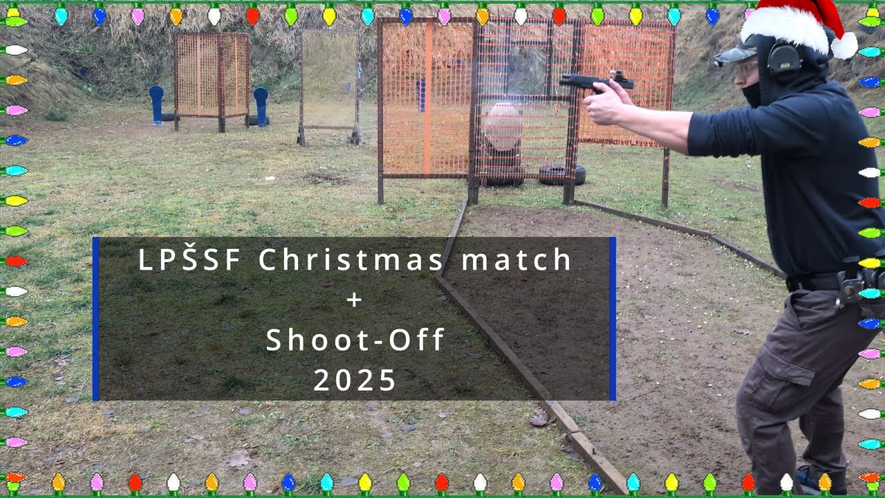 LPŠSF Christmas IPSC Match + ShootOff 1st Place Walther PDP
