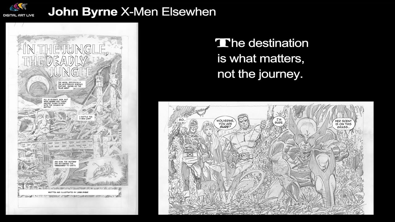 John Byrne Elsewhen Advanced Comic Creation course