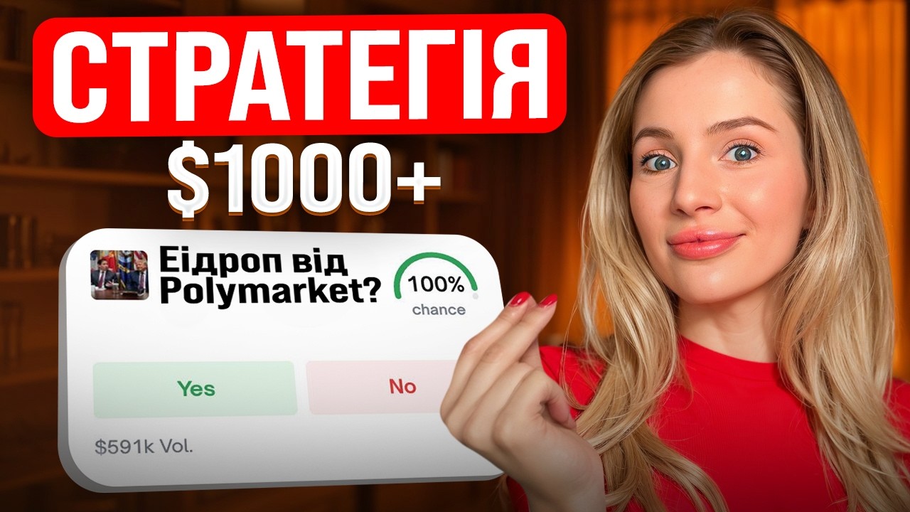 ЯК ЗАРОБИТИ $10 000 З POLYMARKET І НЕ ОБНУЛИТИ БАЛАНС (Інструкція Airdrop)