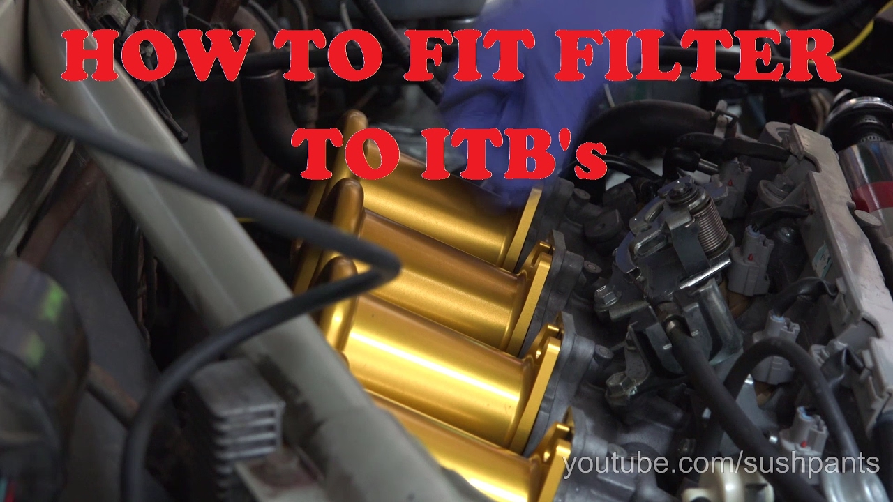 Installing ITB filter 4AGE Blacktop trumpets