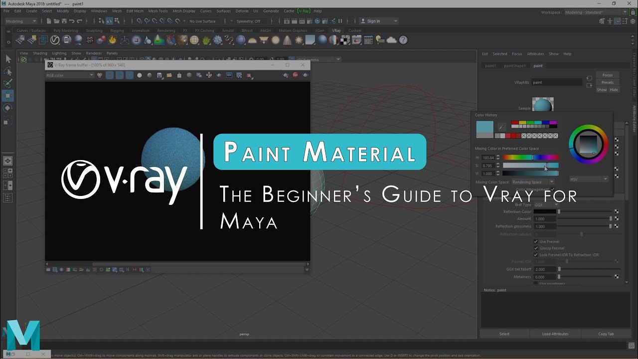 Paint | Creating Vray Materials