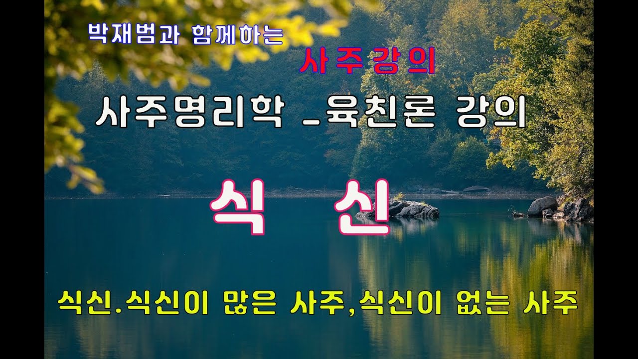 식신,식신이 많은 사주,식신이 없는 사주