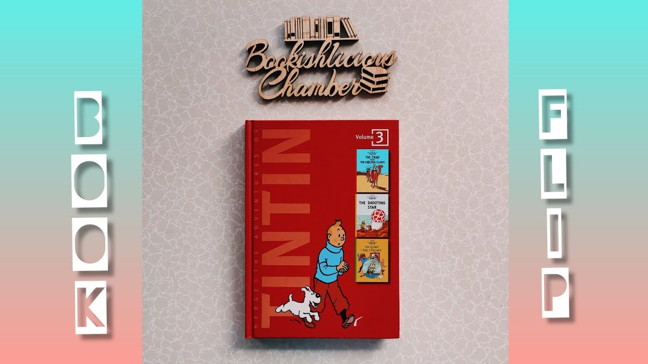 BOOK FLIP | (VOL. 3) THE ADVENTURES OF TINTIN (US EDITION) | BY HERGE
