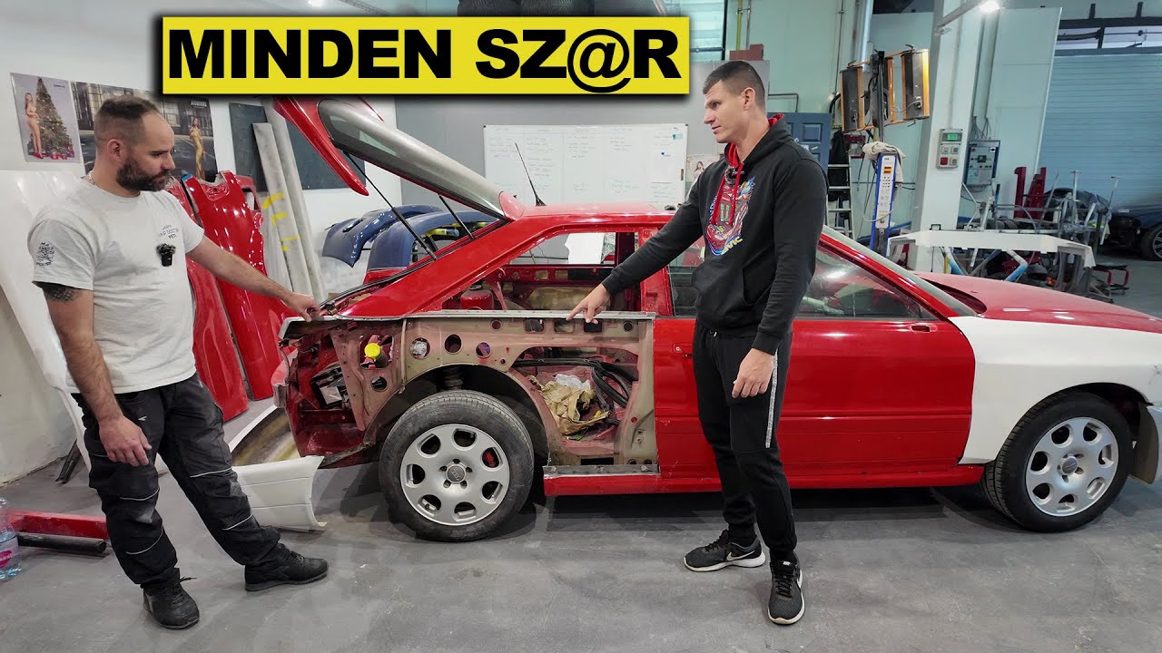 NEM ERRE SZÁMÍTOTTUNK 😮‍💨 Audi S2 Project 4. rész - A kasztni🔧⚙️