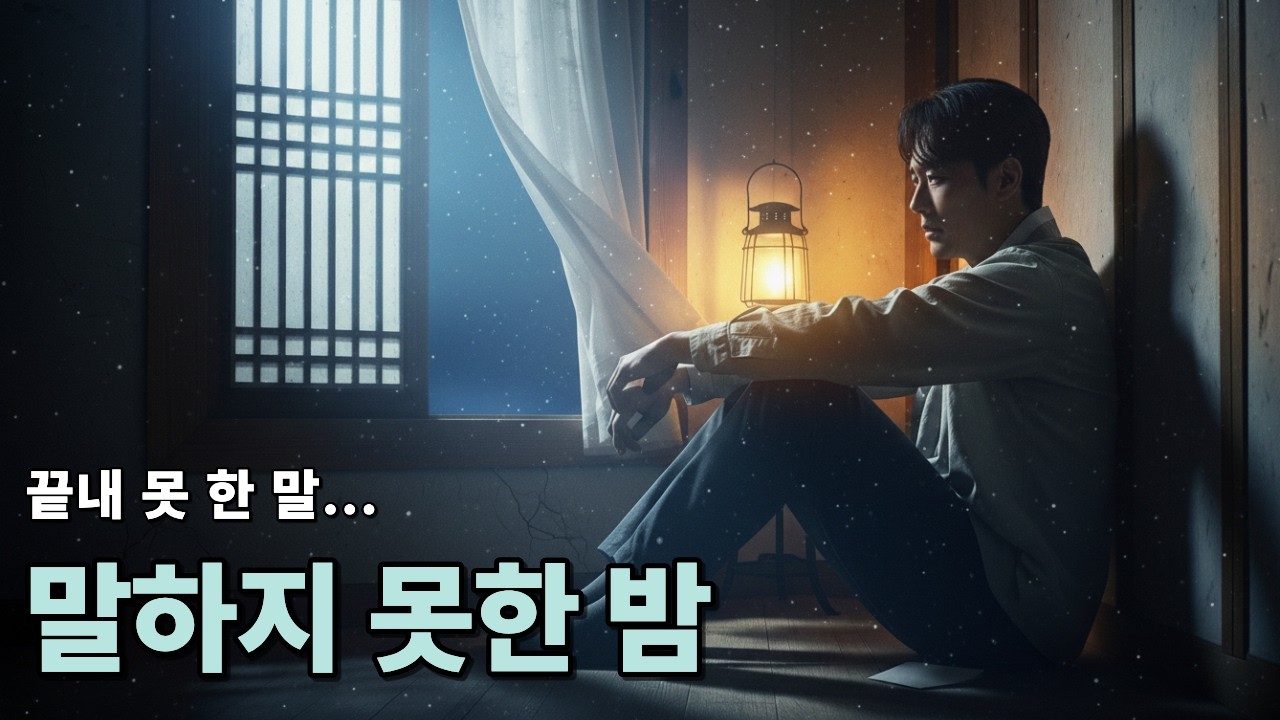 끝내 못 한 말… 그냥 음악이 대신합니다 🌙