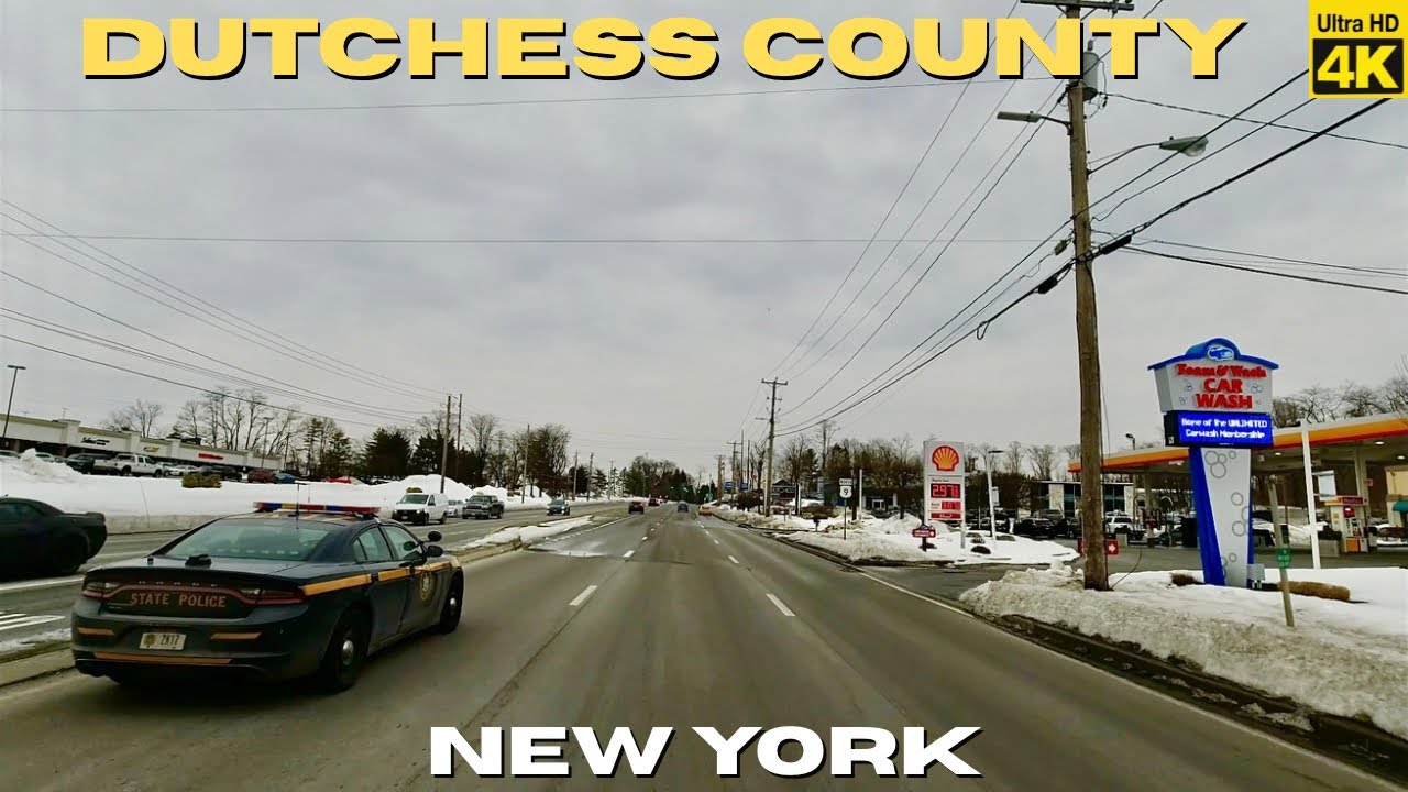 Driving Dutchess County NY in 4K | Fishkill to Poughkeepsie
