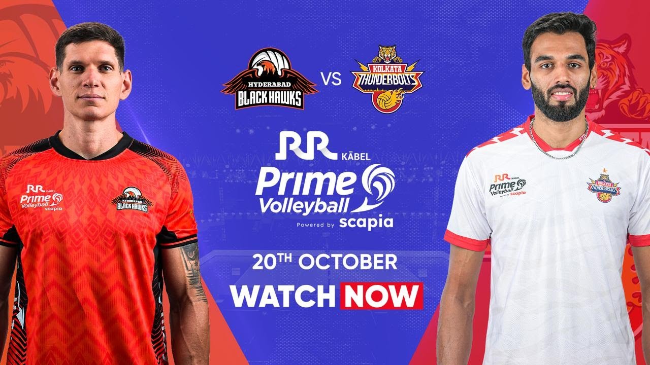 Game 31 - English - Hyderabad Black Hawks Vs Kolkata Thunderbolts