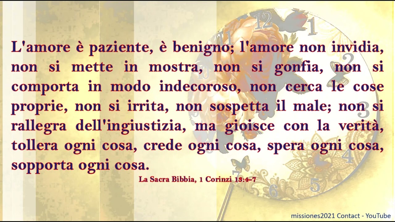 1 Corinzi 13:4-7