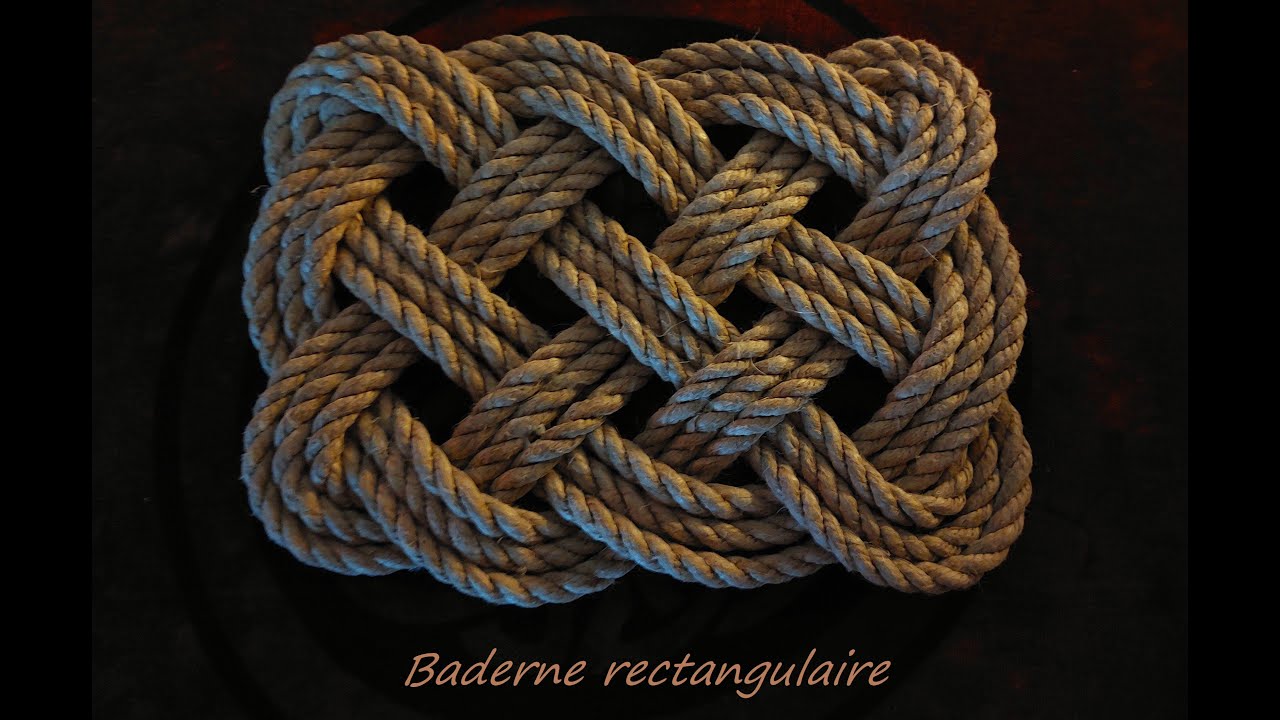 Baderne rectangulaire (Noeuds plats #5)