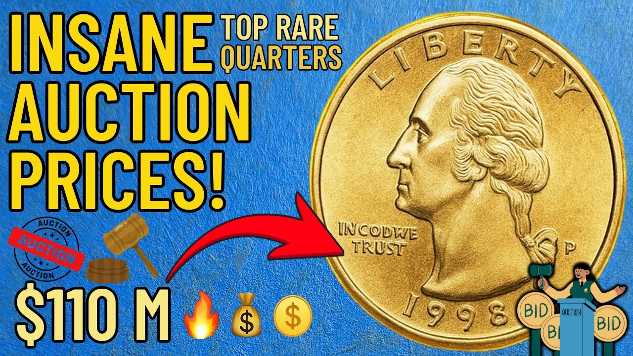 AUCTION ALERT! Washington Quarters Still Hiding in Circulation Worth BIG Auction Cash! 💰😳