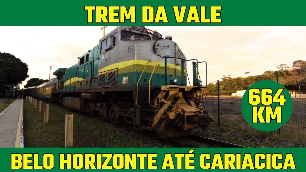 🚂 Passeio de trem entre Belo Horizonte e Pedro Nolasco - trem Minas - Vitória