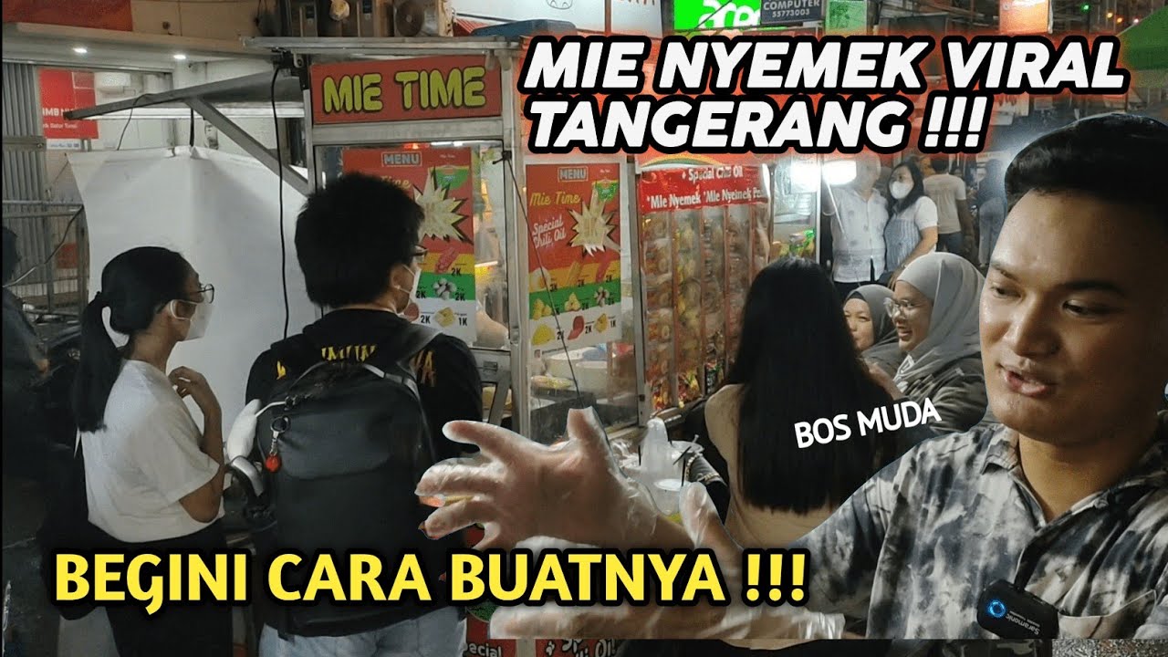 MIE NYEMEK TERENAK ADA DI TANGERANG | BEGINI CARA BUATNYA || IDE BISNIS 2024