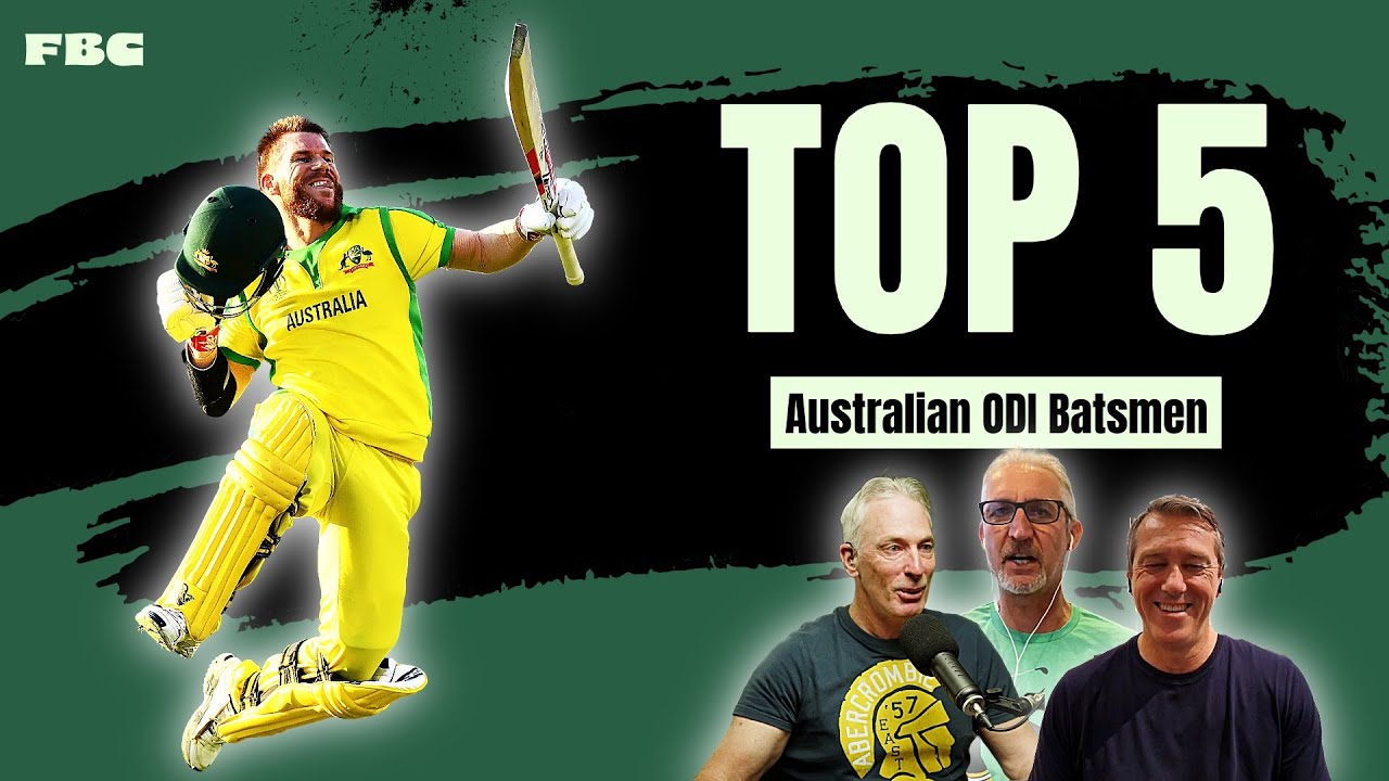 Top 5 Australian ODI Batsmen Of All Time