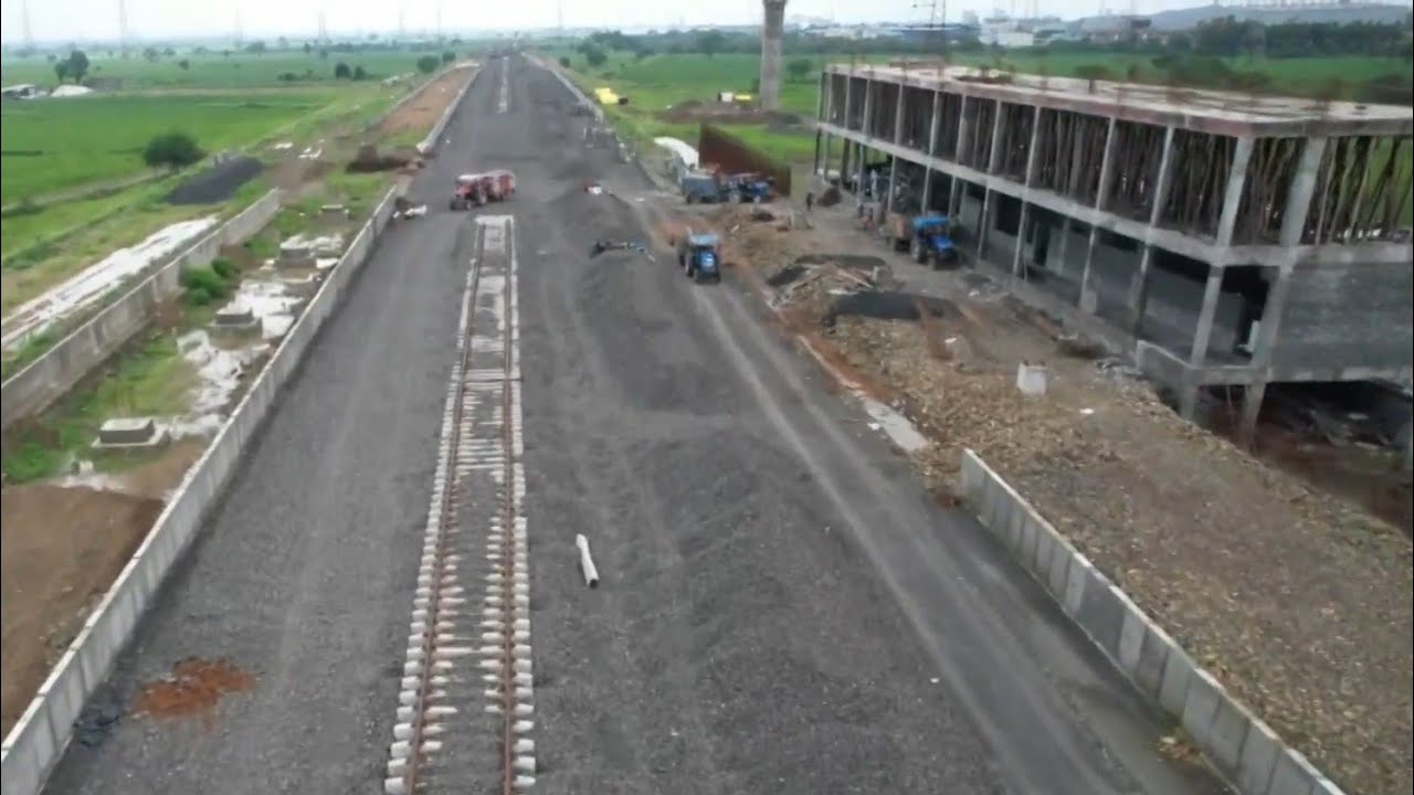 Dahod Indore Railline Drone Video | देखिए मानसून के बीच जारी परियोजना के कामों की ताजा स्थिति