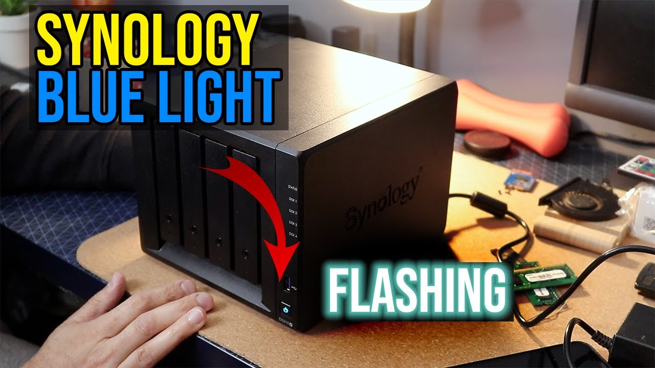 МИГАЕТ СИНИЙ ИНДИКАТОР SYNOLOGY | Synology ds 918+ | Учебное пособие 🔥