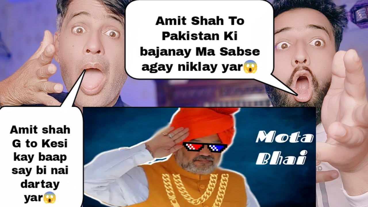 Amit Shah Thug Life | Savage Moments Of Amit Shah | Pakistani Reactions