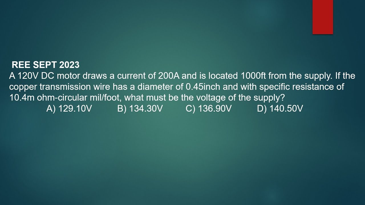 REE board exam REVIEW : DC CIRCUITS P1