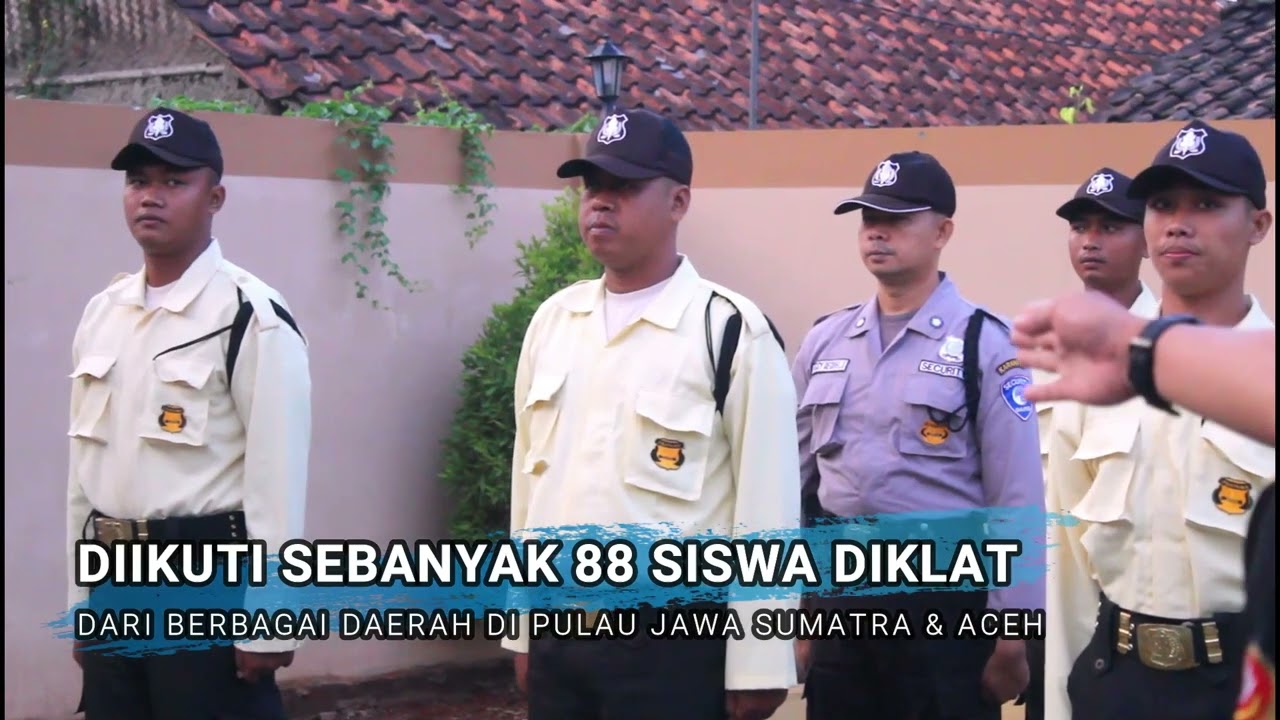Pembagian Anggota Pleton Latihan Dasar PBB Diklat Satpam GP 58 Subang Jawa Barat Pusdik Caraka
