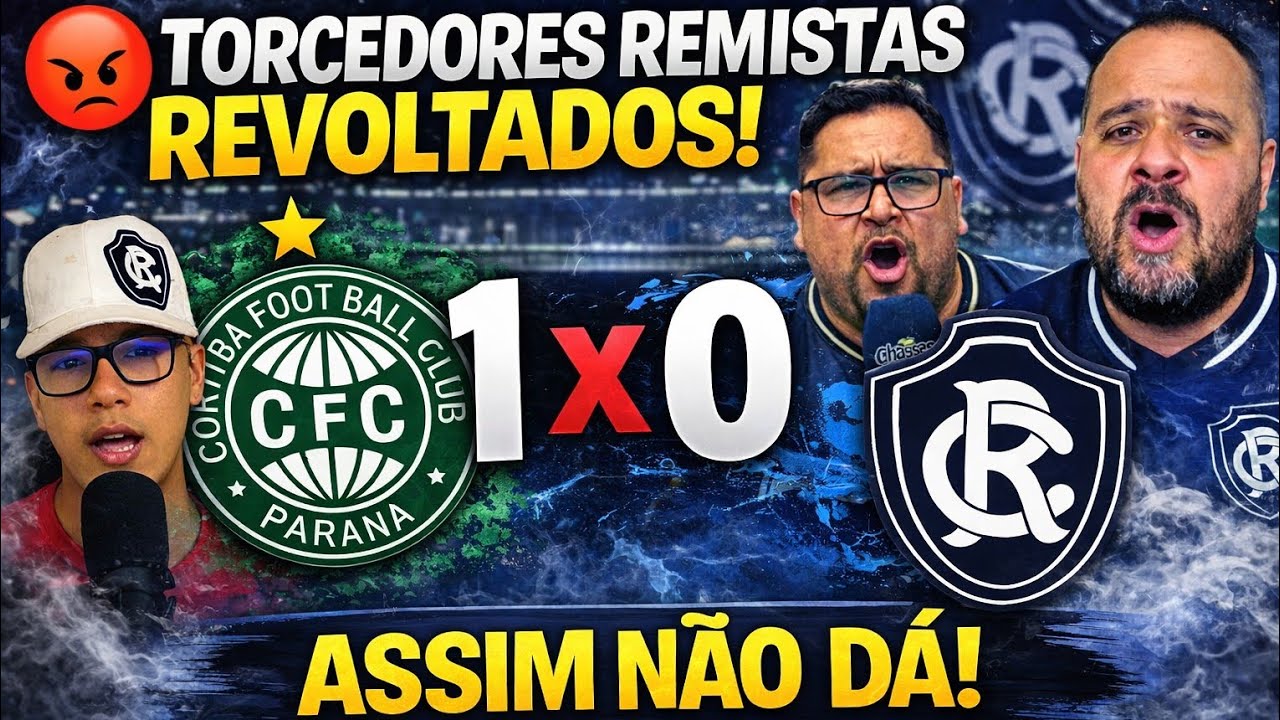 😡 Revolta Azulina! Reações da Torcida do Clube do Remo após Coritiba 1x0 Remo | Série A 2026