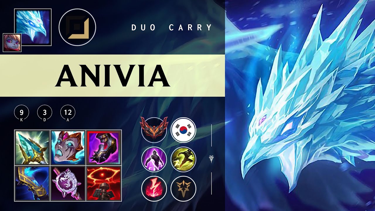 Anivia Carry vs Lucian - KR Grandmaster Patch 25.24