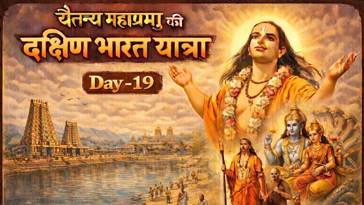 श्री चैतन्य महाप्रभु की दक्षिण भारत यात्रा |Sri Chaitanya Mahaprabhu South India Yatra Series DAY-19