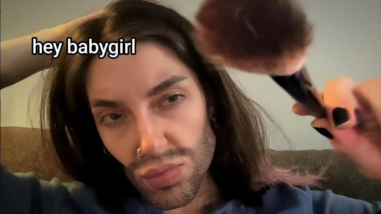 ASMR POV: Your obsessed BF removes your makeup & gives you personal attention 💙 (cam touching-lofi)
