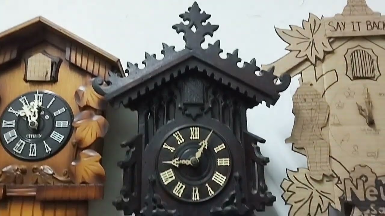 In-depth look: Antique Gothic style Cuckoo clock (maybe Beha?) ://