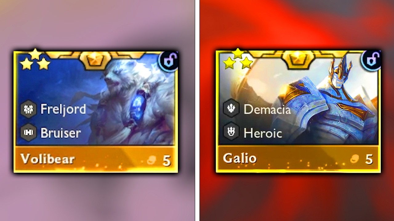 3 STAR VOLIBEAR VS 3 STAR GALIO ⭐⭐⭐ TFT SET 16