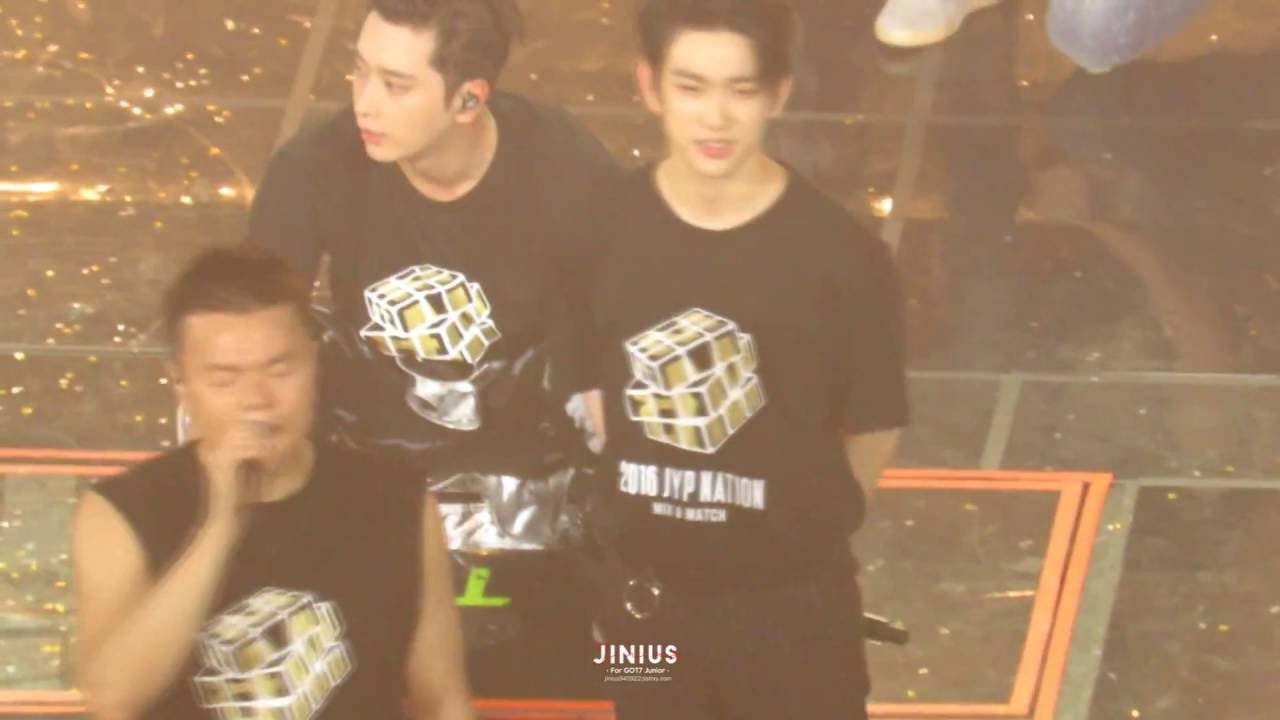 160807 날떠나지마 Don't Leave Me @ JYPNATION (GOT7 Jinyoung fancam)