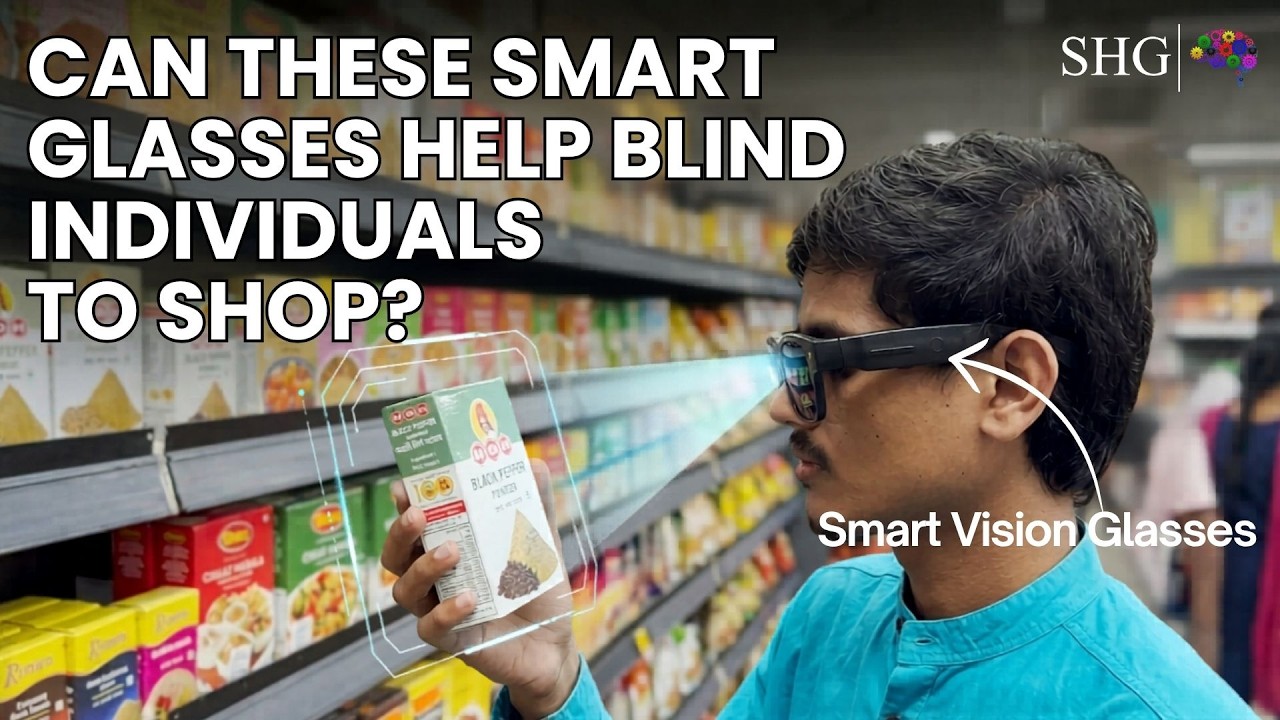 How Smart Vision Glasses Help Blind Users Shop Independently | AI Assistive Technology in Action
