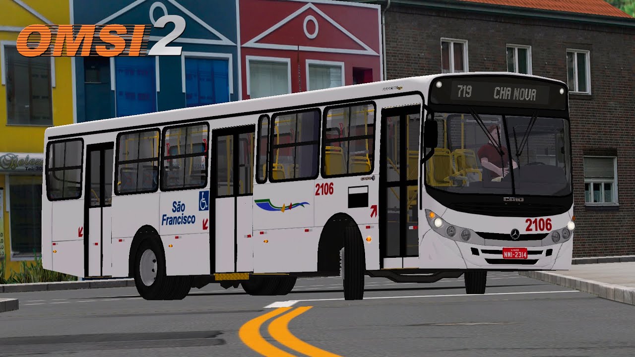 OMSI 2 - ÔNIBUS COM NOVA NUMERAÇÃO! Caio Apache VIP II MB OF-1722M da São Francisco | Série 21xx