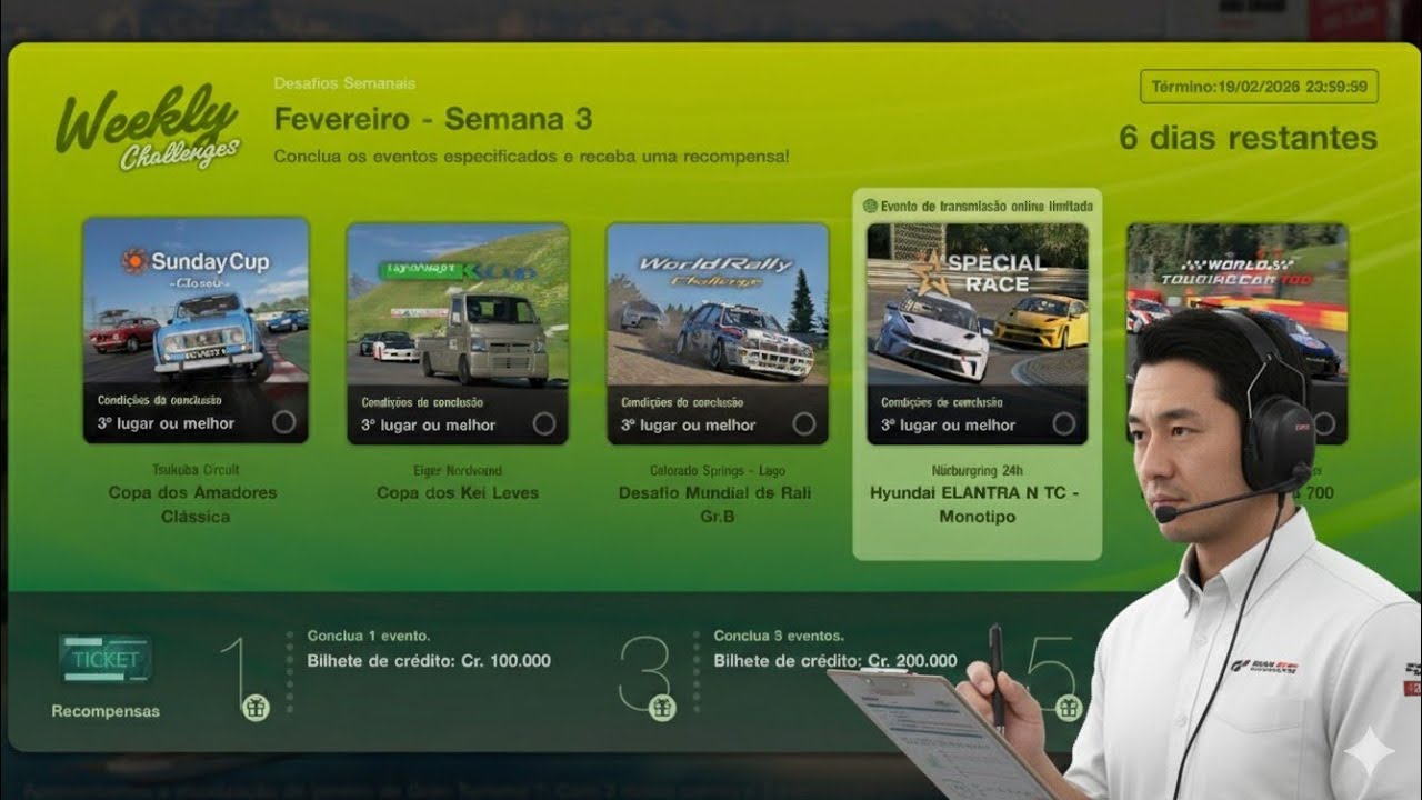 Gran Turismo 7 Desafios Semanais